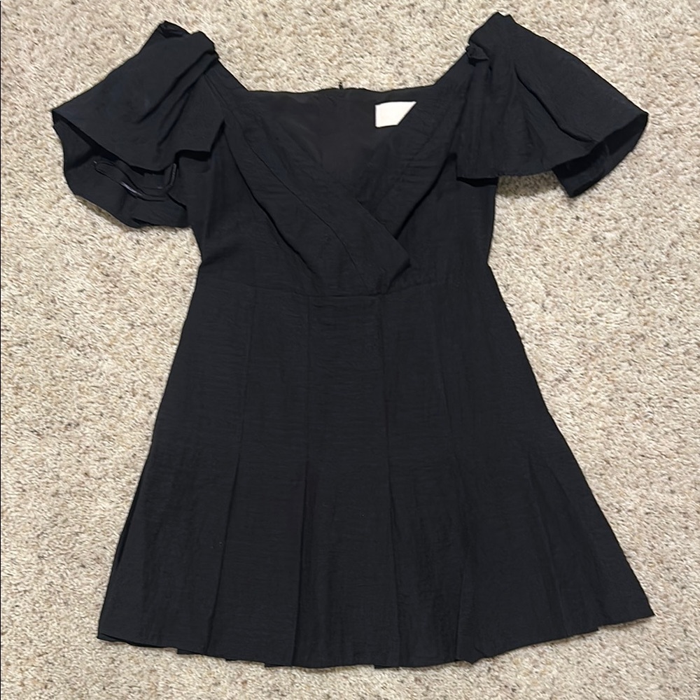 KEEPSAKE the Label Black A-Line Off-Shoulder Mini Dress